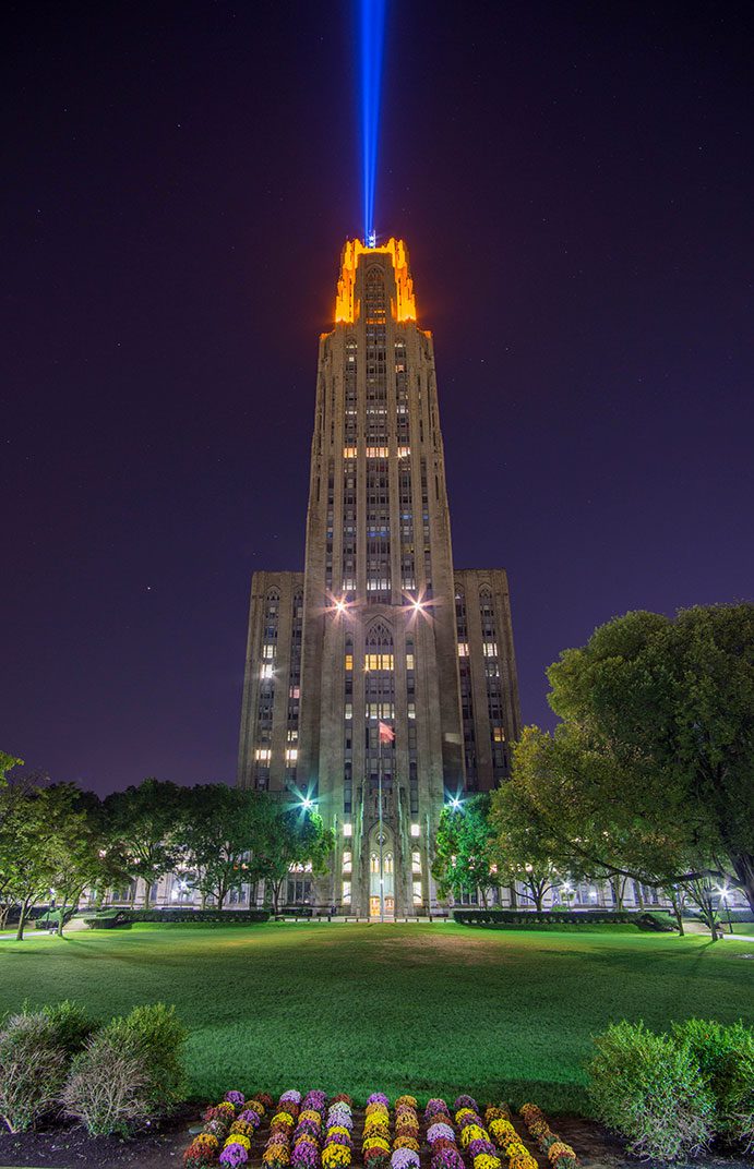 The Pitt Victory Lights photo by Michael Kutilek